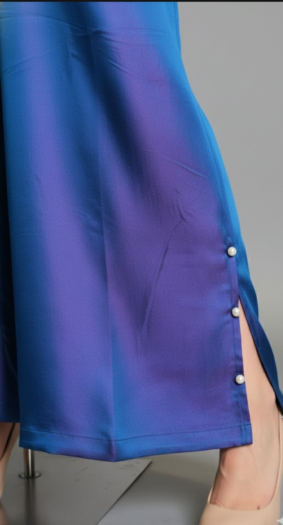 Mulberry silk Wide-leg pants