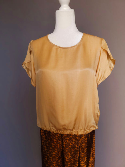 BL 011A Blouse — Honey Gold